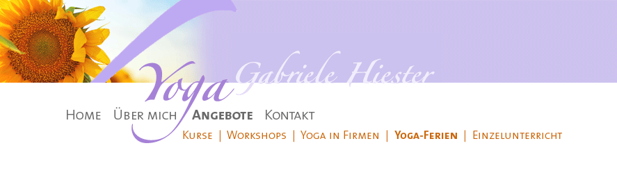 Yoga
        Gabriele Aich, Yoga-Angebote